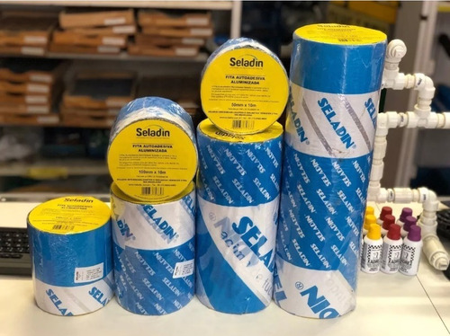 Imagem 7 de 10 de Manta Asfáltica Auto Adesiva Aluminizada 90cm X 10m