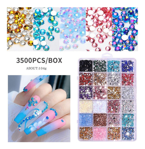 Y 3 X 3500 Uds. De Diamantes De Imitación Para Decoración De
