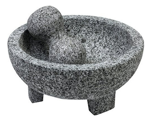 Molcajete De Granito Imusa Usa 6 Pulgadas, Gris