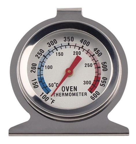 Termometro Para Horno Analogico En Acero Inox  50°c A 300°c