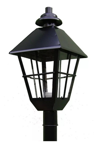 Farol Con Poste 2 Mts + Led 10 Watt 831