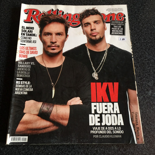  Rolling Stone N° 217 Exc Est  Abril 2016