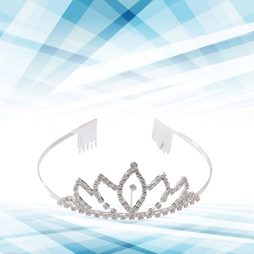 Las Mujeres Tiara Corona Diamantes De Imitación Chica Diadem 