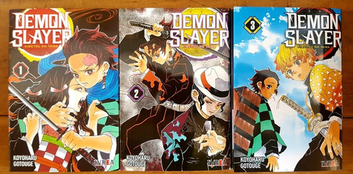 Demon Slayer - Tomo 1 Al 3 - Kimetsu No Yaiba - Manga Ivrea