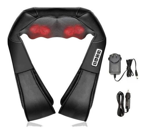 Imagen 2 de 2 de Masajeador De Cuello Cervical Shiatsu Lumbar Espalda Pie