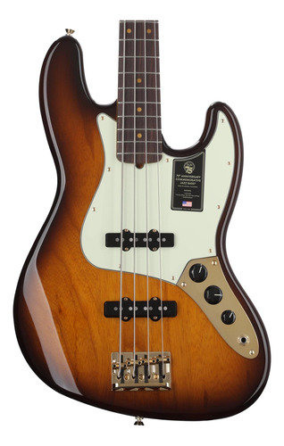 Fender 75 Aniversario Conmemorativo Jazz Bass - Burst De Bo.