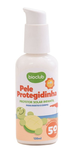 Pele Protegidinha - Protetor Solar Infantil Natural Bioclub