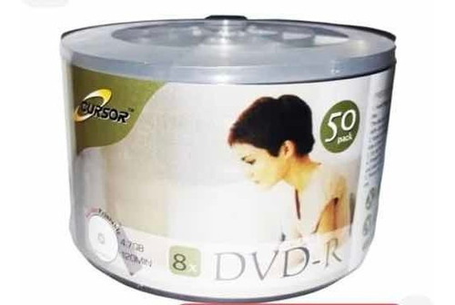 Discos Dvd R 8x Imprimible Le Cursor 4.7gb 50 Unidades