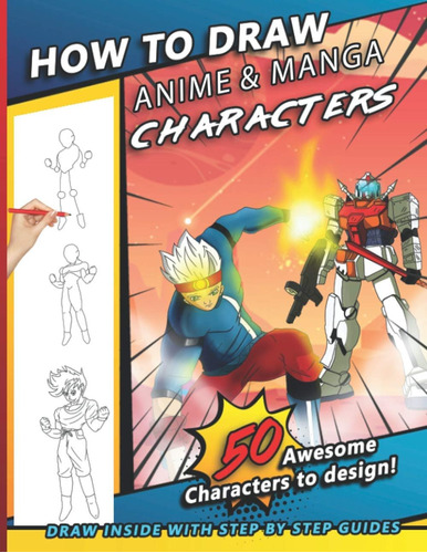 Libro: How To Draw Anime & Manga Characters: A Step By Step 