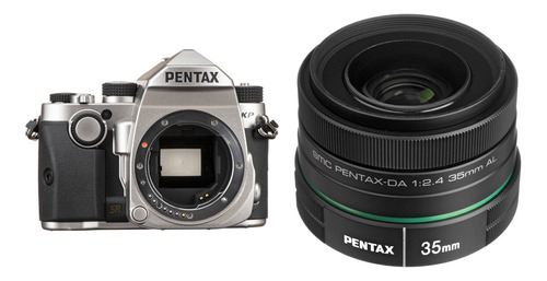 Pentax Kp Dslr Camara Con 35mm F/2.4 Lens Kit (silver)
