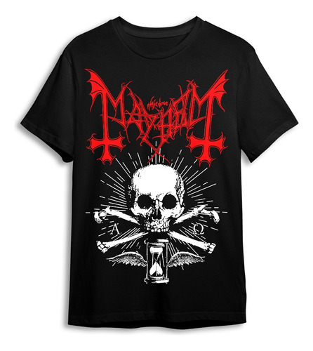 Polera Mayhem - Alpha Omega - Holy Shirt