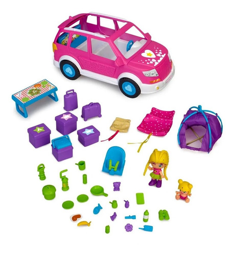 Pinypon Coche Vamos De Camping C/acc Int 17015 Orig Pin&pon