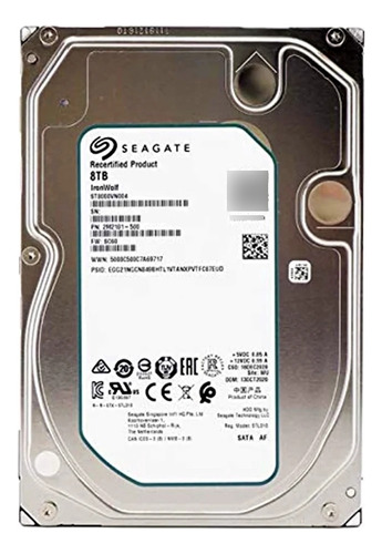 6tb Seagate Ironwolf 7200 Rpm 128mb Sata 3 / St6000vn0033