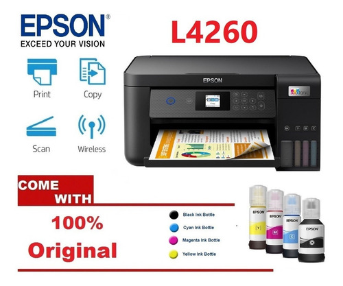 Imagen 6 de 8 de Impresora Epson L4260 Ecotank Multifuncional Wifi- Boleta
