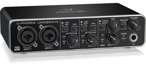 Interfaz Behringer Umc-204hd
