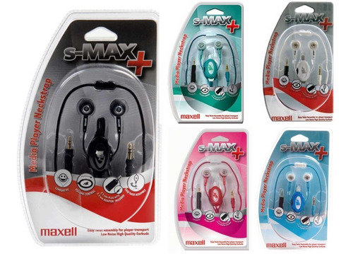 Auriculares Maxell In Ear  S-max Tunes