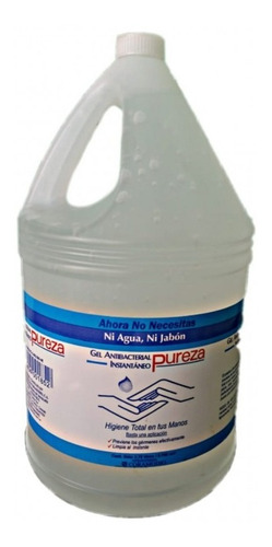 Gel Antibacterial Pureza Con Tapa Galón 3.75ml