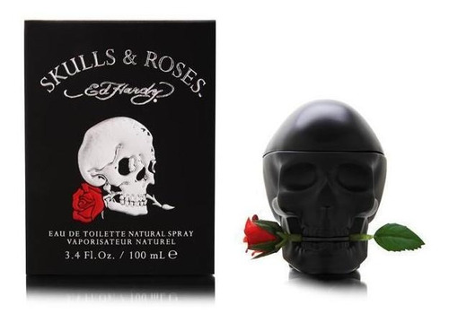 Edt 3.4 Onzas Ed Hardy Skulls Roses Por Christian Audigier