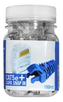 Comprar Pote 50 Capas Protetoras Snap In Branca + 50 Conectores Rj45