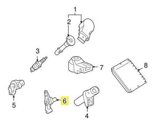 Sensor Posicin Arbol Escape Admision Mercedes Clk63 S63 Cl63
