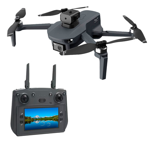Drone Vak W7 Gps Wifi Control Con Pantalla Cámara