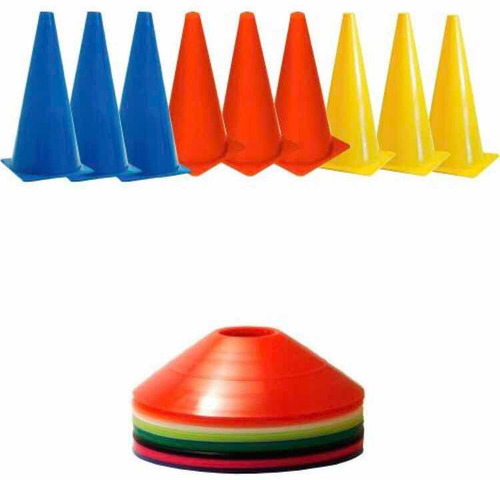 Kit 30 Conos Para Entrenamiento + 30 Platos