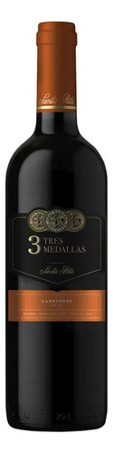 Vino Tinto 3 Medallas Carmenere 750 Ml