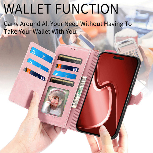 Funda Para Teléfono Oppo A18 A17 A16 A15 A12 Funda De Piel Tipo Cartera
