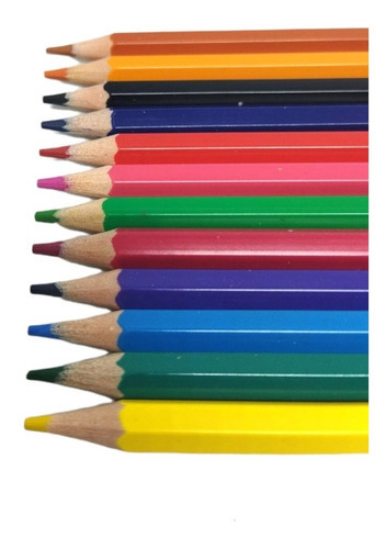 Lapices De Colores Util Uno X12 Divertite Creado