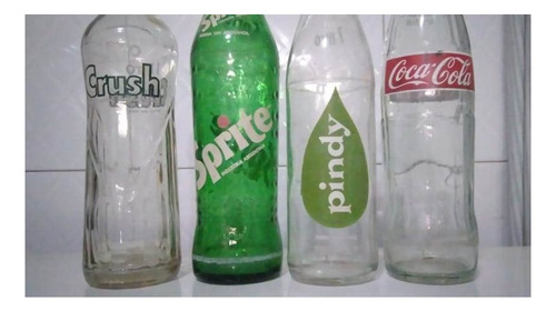 Botellas Gaseosas Antiguas Pindy Cocacola Crush Lote (Usado)