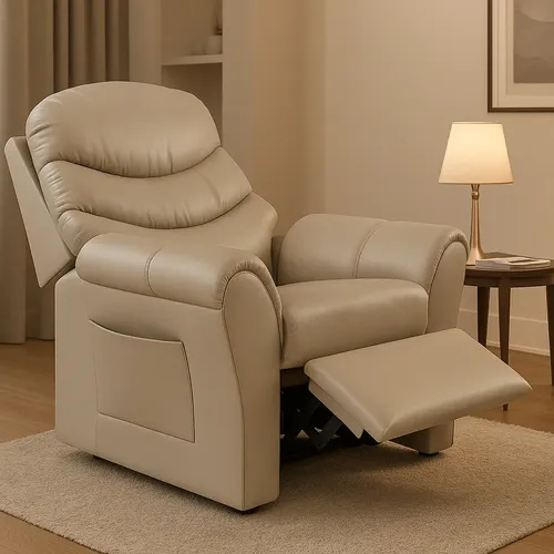 Poltrona Cadeira Do Papai Com Encosto Macio Reclinável E Retrátil...