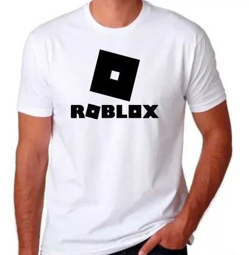 Camiseta Masculina Adulto Roblox Camisa De Algodão Básica