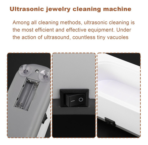 Anteojos Limpiador De Joyas Ultrasónico For Limpiar
