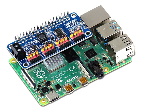 Modulo Interfaz I2c Servo Driver Hat Para Raspberry Pi