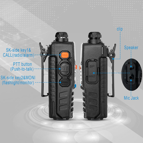 Baofeng Uv5r Pro Ham Radio Handheld Dual Band Radio Bid...