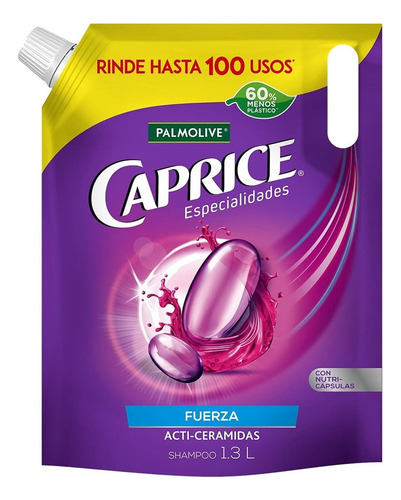 Shampoo Caprice Palmolive Specialties Fuerza Y Brillo 1.3lts