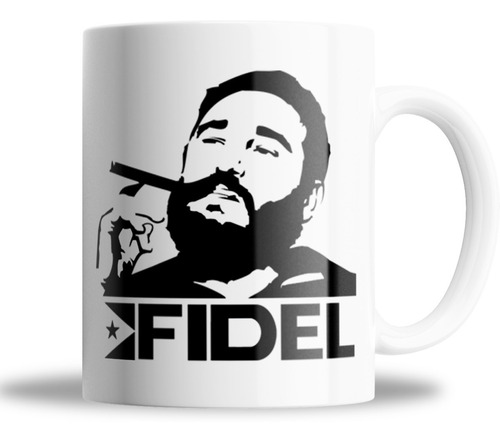 Taza De Ceramica_ Fidel Castro