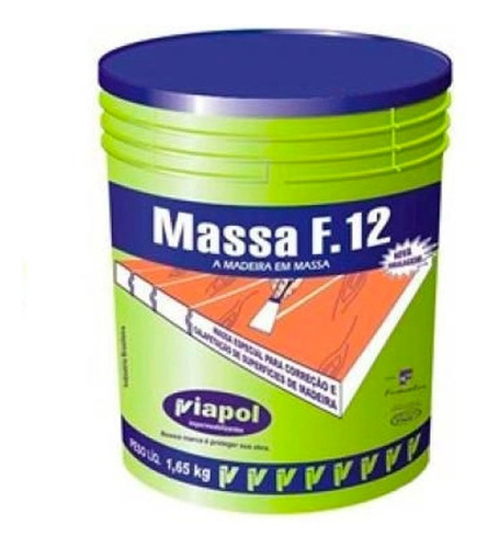 Massa F12 Madeira 1,65kg