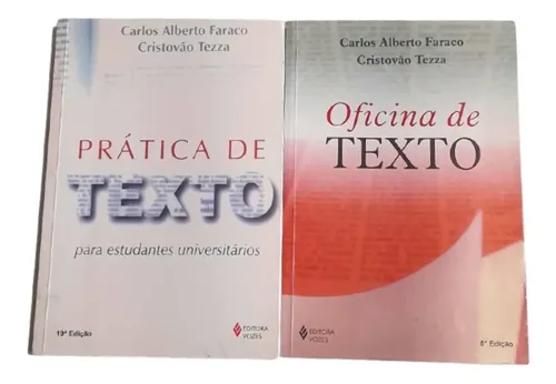 Combo Texto - Carlos Alberto Faraco E Cristovão Tezza | MercadoLivre