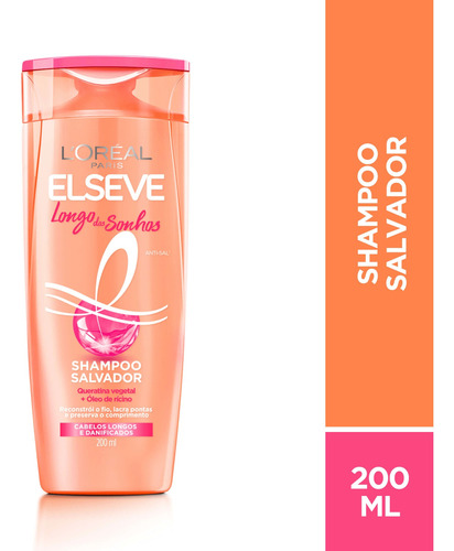 Elseve L'oréal Paris Longo Dos Sonhos - Shampoo 200ml