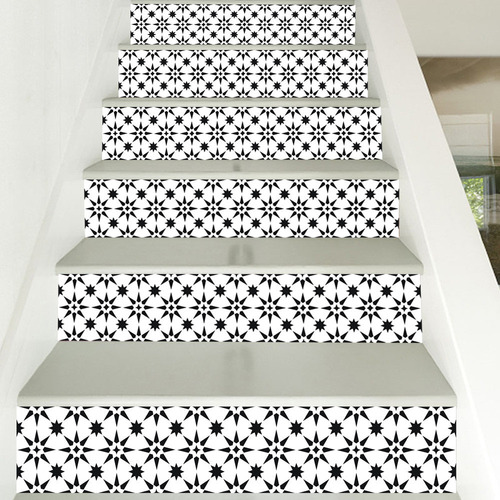 Adesivo Piso Escada A Staircase, 6 Peças, Br