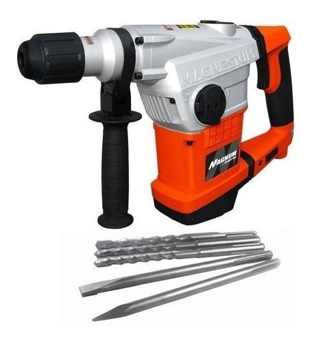Imagen 2 de 2 de Rotomartillo electroneumático Dowen Pagio Magnum RM40P naranja frecuencia de 50Hz con 1250W de potencia 220V