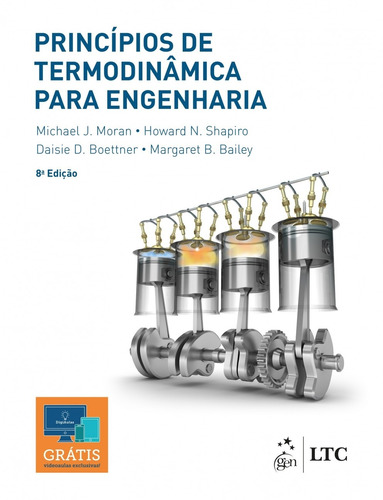 Princípios de termodinâmica para engenharia, de Moran, Michael J.. LTC - Livros Técnicos e Científicos Editora Ltda., capa mole em português, 2018