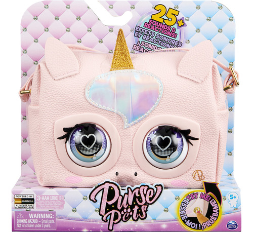 Purse Pets, Glamicorn Unicorn - Bolso Interactivo Para Masc.