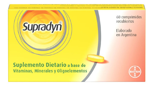 Suplemento Nutricional Supradyn X 60 Un 