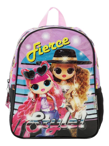 Imagen 4 de 5 de Mochila De Espalda Lol Omg 12 Chica Escolar Jardin Primaria