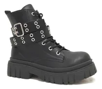 Comprar Borcegos 2 En 1 Mujer Botitas Botinetas Zapatos Moda Hebilla
