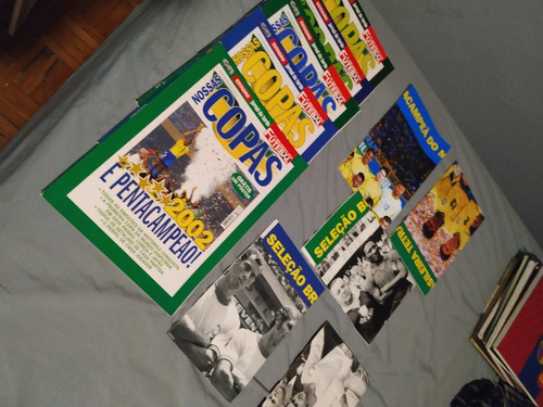 Coleção Nossas Copas - 5 Revistas + 5 Posteres 