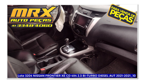 Sucata Nissan Frontier Xe Cd 4x4 2.3 Bi-turbo Aut 2021 Pecas