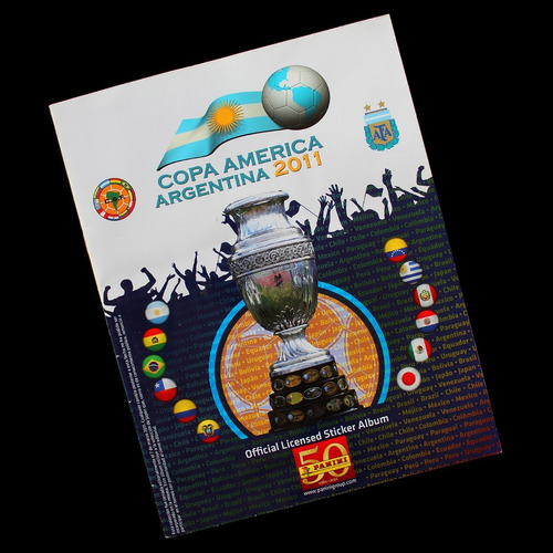 Imagen 1 de 7 de ¬¬ Álbum Fútbol Copa América 2011 Panini Completo Zp